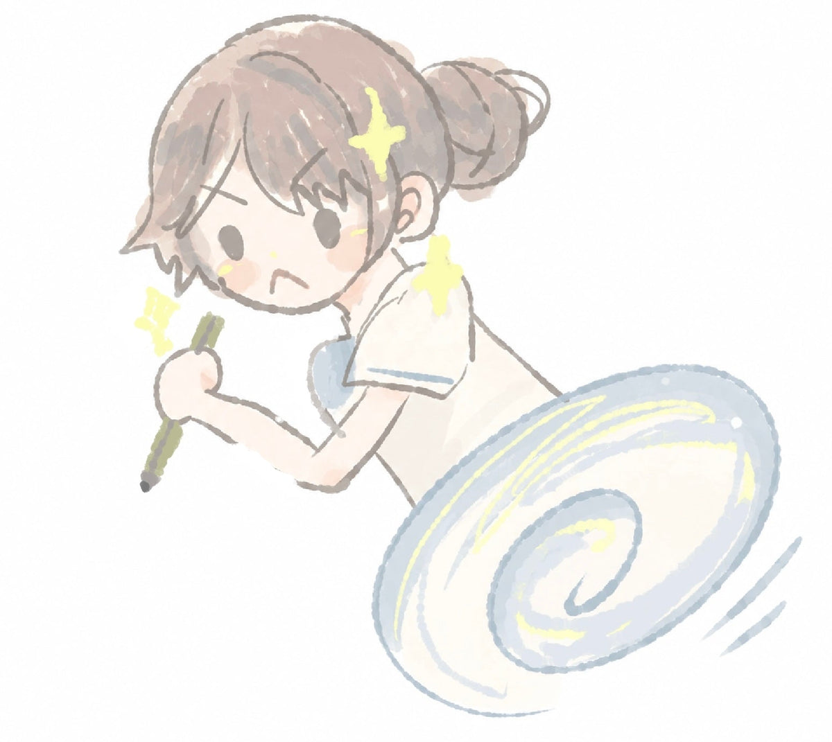 新人，明日の鉛筆ゲームに向けて走りきる💨