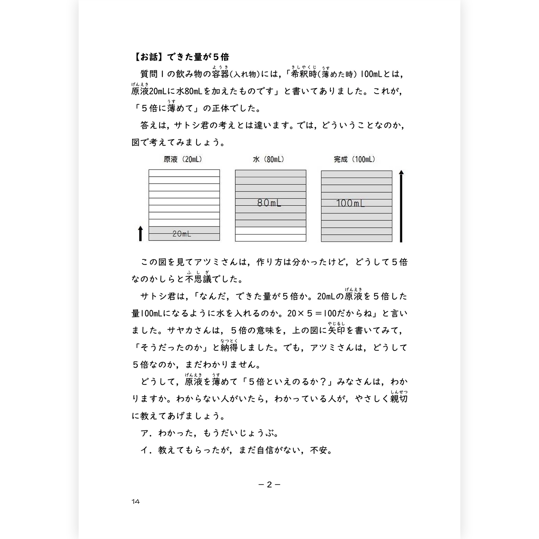 算数の授業書《割合》