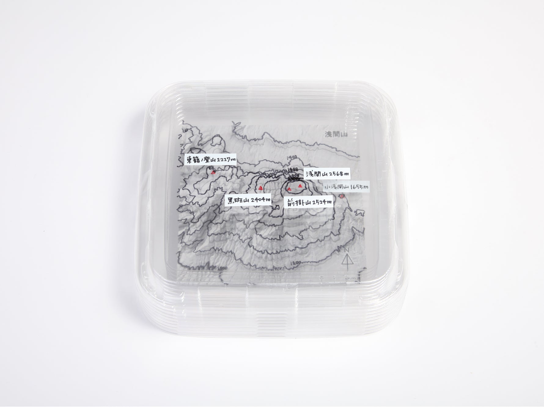 立体等高線