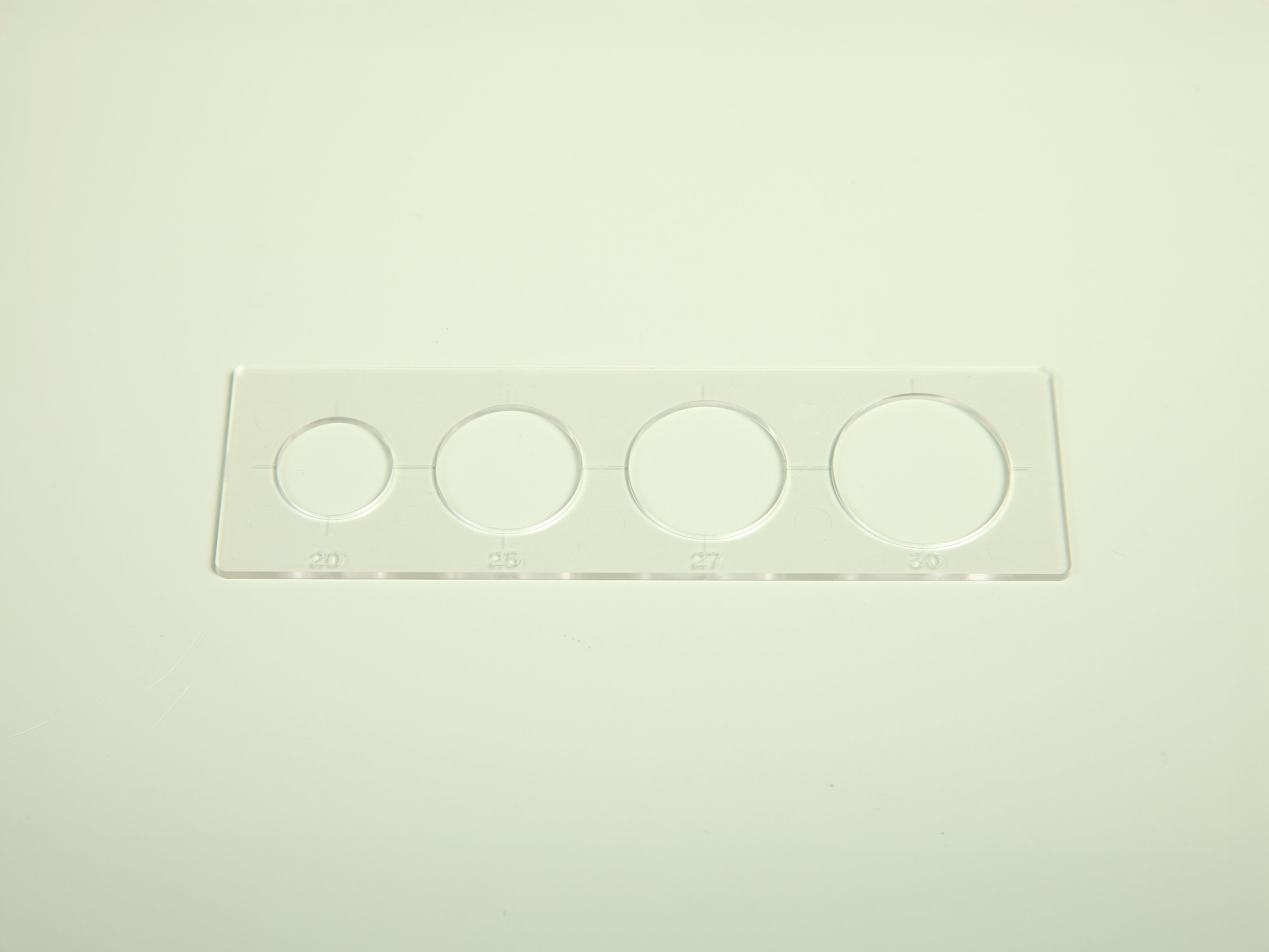 分子模型定規（プラスチック製）