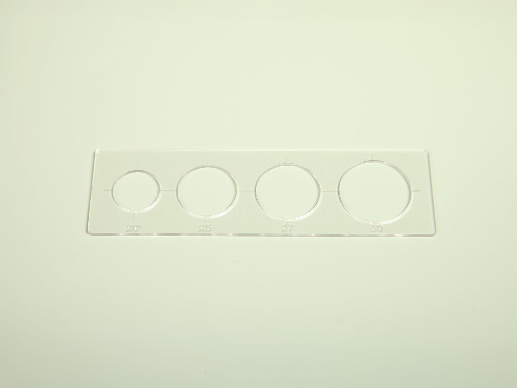 分子模型定規（プラスチック製）