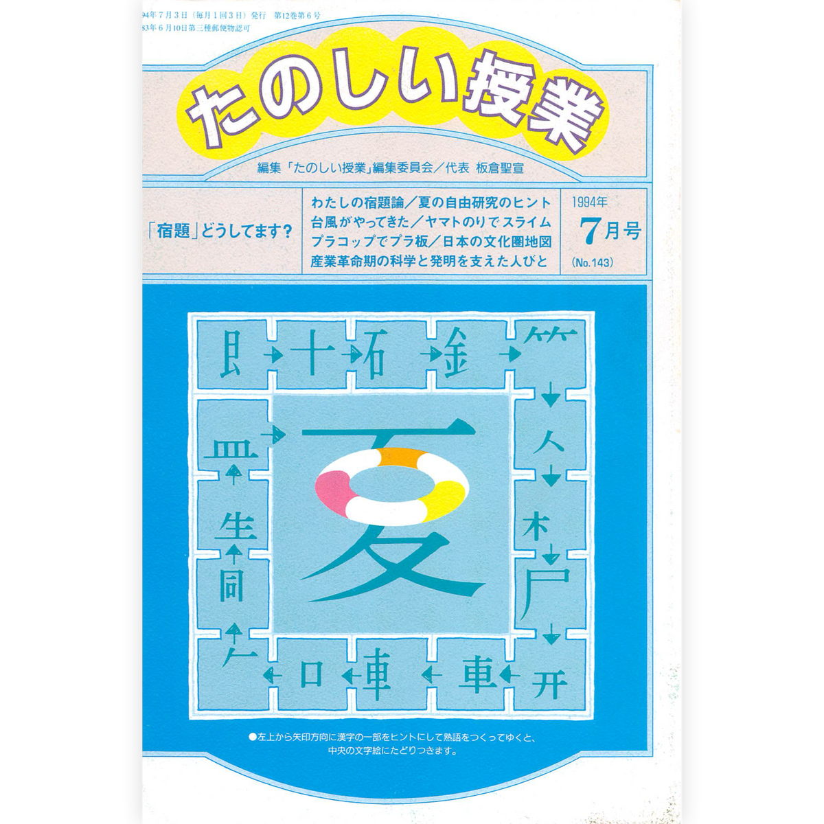 たのしい授業No.143　1994年７月号