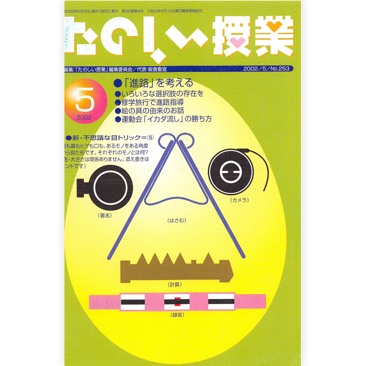 たのしい授業No.253　2002年５月号