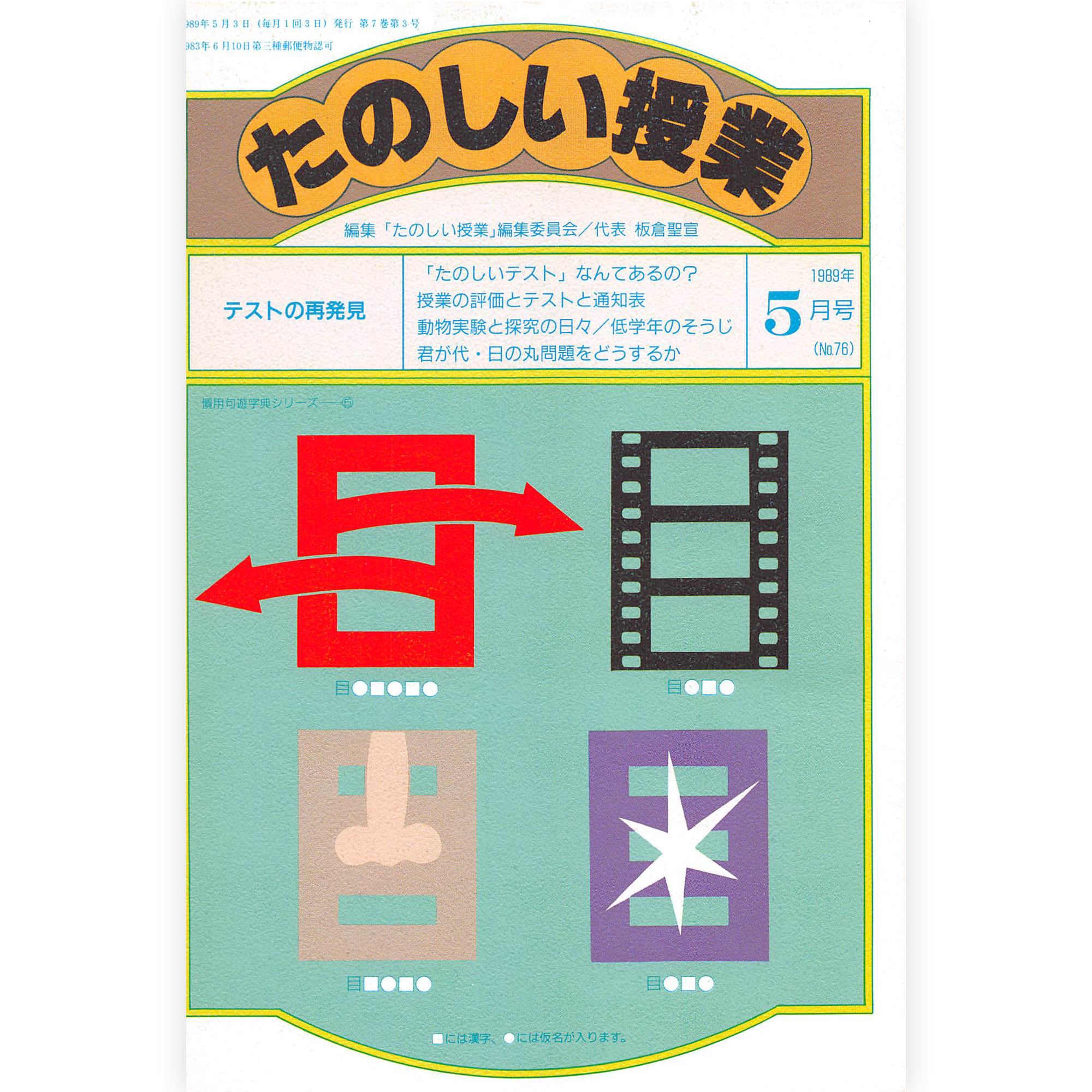 たのしい授業No.76　1989年５月号